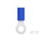 Te Connectivity Ring Terminal, #8 Stud Size, 14 AWG, 600 V, Vinyl, PVC Insulated, Blue 2-328527-1 - alternate 3